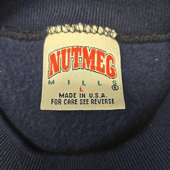 VTG Minnesota Twins Locker Room Sweatshirt Adult Size Large Nutmeg Mills 1992 - Picture 10 of 12